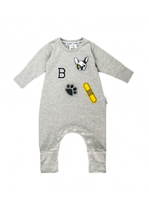 ROMPER DŁUGI RĘKAW DOG PATCHES