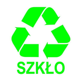 Etykieta do segregacji SZKŁO