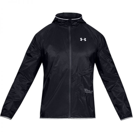 Under Armous Qualifier Storm Packable Jacket | CZARNY - męska ultralekka kurtka do biegania 1326597-001
