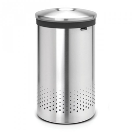 Kosz na bieliznę 60L Matt Steel pokrywa stalowa
