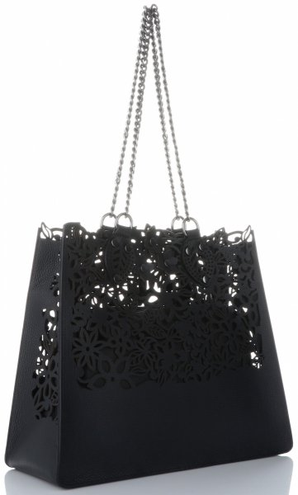 Torebki Skórzane ShopperBag VITTORIA GOTTI Czarne (kolory)
