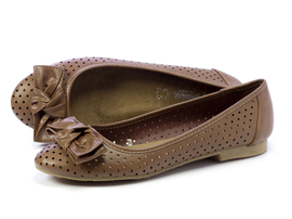 -70%Markowe baleriny brązowe AMERICAN CLUB 626
