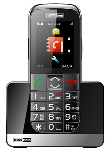 MaxCom MM720BB - Telefon dla seniora - stacja dokująca - baza ładująca - dostępne od ręki