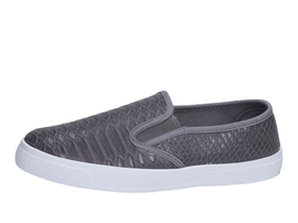 SLIP ON Tenisówki eko skóra WISHOT 068 GR