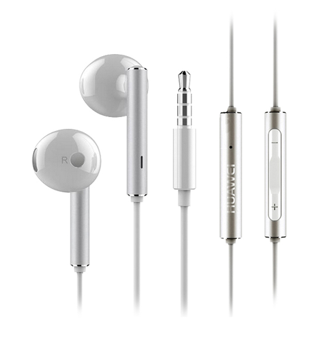 Huawei AM115 - słuchawki przewodowe - białe - box - P8 P9 P10 lite - dostępne od ręki
