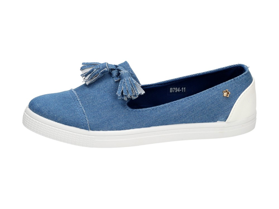 SLIP ON Jeansowe buty damskie BALADA B794-11