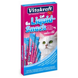 Vitakraft Cat Liquid-Snack z Łososiem 6x15g