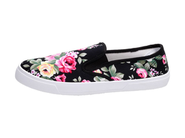 Czarne tenisówki, buty damskie WISHOT 32-069