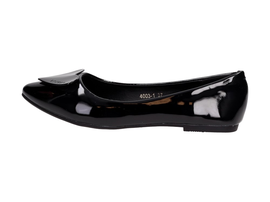 Czarne baleriny damskie VICES 4003-1 SERCA