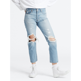 Levi's "501® Crop" Montgomery Patched