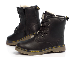 -50% Zimowe glany dziecięce AMERICAN 11628 BK