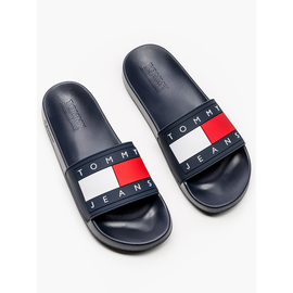 Tommy Jeans "Flag Pool Slide" Blue