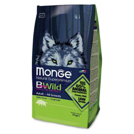 MONGE BWILD DOG ADULT DZIK 7,5 KG