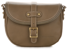 Torebki Damskie Listonoszki firmy David Jones Ciemno Zielone Khaki