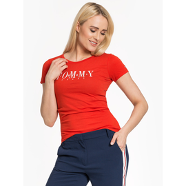 Tommy Jeans "Casual Tee" Red