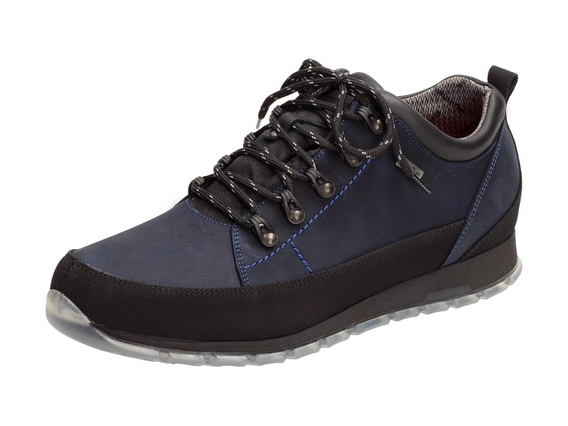 Granatowe POLSKIE buty męskie NIK 866 TREKKING