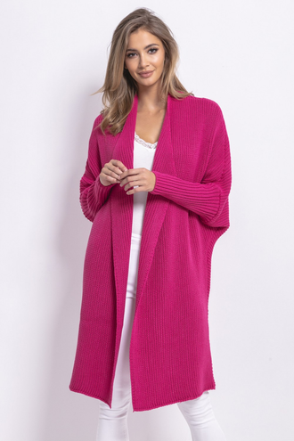 Sweter kardigan z mankietami fb762