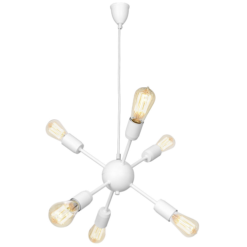 Lampa wisząca 6-PŁ EZOP EKO WHITE 860K Aldex