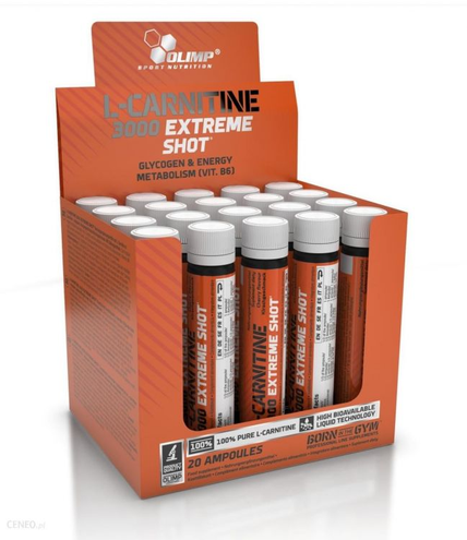 Olimp L-Carnitine 3000 Extreme Shot [10x25ml] |  POMARAŃCZ