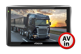 Vordon 7" - nawigacja samochodowa GPS - Europa - AV - 800MHz - RAM 128MB - transmiter FM - dostępne od ręki