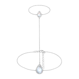 Bransoletka z pierścionkiem Something New Silver