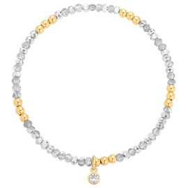 Bransoletka Sparkling Crystal Silver