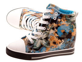 -50% Wiosenne sneakersy trampki damskie 628 BL
