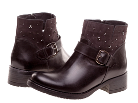 -40%POLSKIE Botki damskie Carinii B2247 czarne