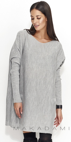 [Zestaw] Sweter NUMINOU NU_S20  + Zakolanówki MILENA 04 + Torba na ramię TROPICAL