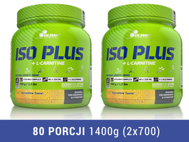 Olimp Iso Plus 1400g (2x700g) [pomarańcz]