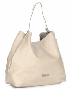 Torebki Skórzane ShopperBag VITTORIA GOTTI Beżowe