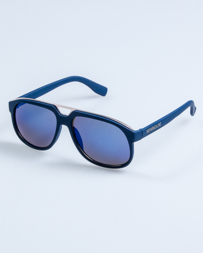 OKULARY ELEGANT NAVY RUBBER BLUE MIRROR 664