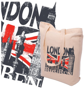 Torba na zakupy bawełniana EKO LONDON BIG BEN S03