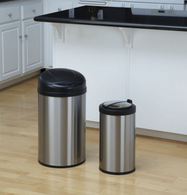 kosze bezdotykowe Bezdotykowy kosz na śmieci 40L + 12L COMBO
