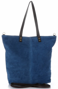 Torebki Skórzane typu ShopperBag firmy Vera Pelle Jeansowe