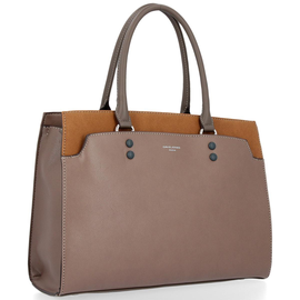 David Jones Firmowe Torebki Damskie Elegancki Kufer w rozmiarze XL Ziemista (kolory)