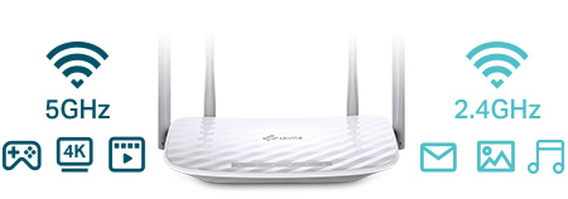 TP-Link Archer C50 - Dwupasmowy, bezprzewodowy router, AC1200 - dostępne od ręki