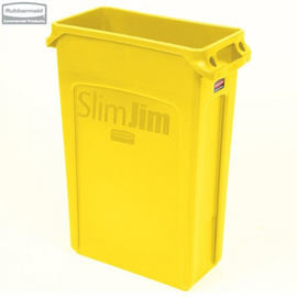 Kosz Slim Jim® With Venting 87L Yellow