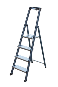 Drabina wolnostojąca anodowana KRAUSE Securo 1x8 126467