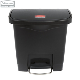 Kosz Slim Jim® Step-On 15L Resin Containers black