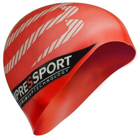Uniwersalny czepek kąpielowy Compressport Swimcap | CZERWONY