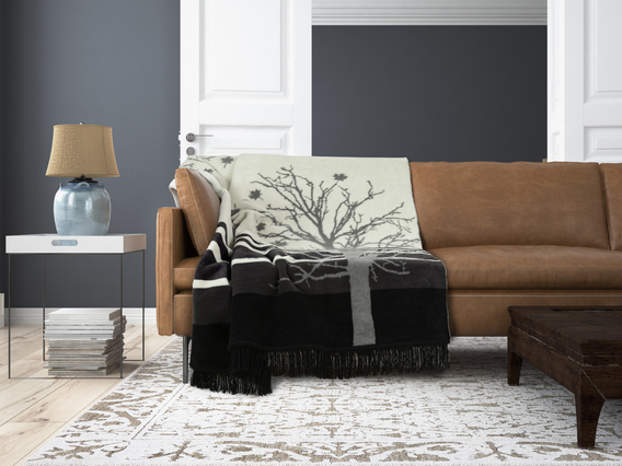 Koc z frędzlami Moreno Fringe 24 150x200