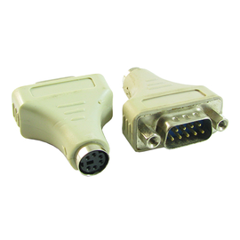 Adapter wtyk D-SUB 9 na gniazdo miniDIN6 (PS2)