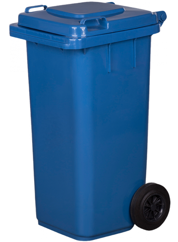 Pojemnik na odpady 120L niebieski POJEMNIKI NA ODPADY