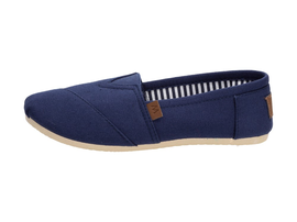 Granatowe tenisówki damskie WISHOT 064 SLIP ON