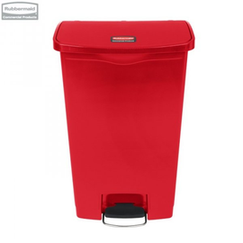 Kosz Slim Jim® Step-On 68L Resin Containers red