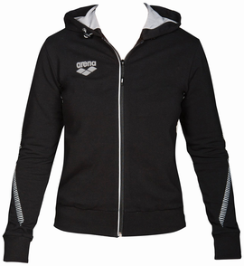 ARENA BLUZA DAMSKA ROZPINANA HOODED CZARNA