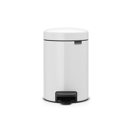 Kosz Pedałowy NEWICON 3L White