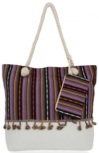 Modne Torebki Damskie Boho Style w rozmiarze XL Ciemno Fioletowa (kolory)