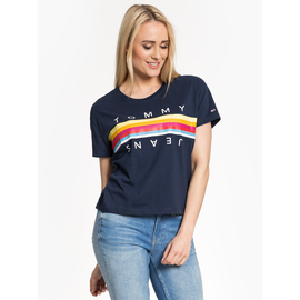 Tommy Jeans "Essential Logo Tee" Blue